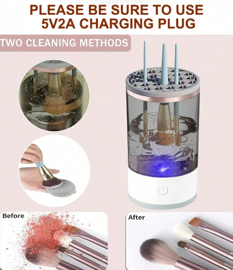 Automatic Electric Makeup Brush Cleaner With USB